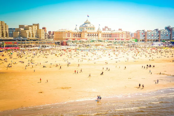 Pláž Scheveningen, Haag — Stock fotografie