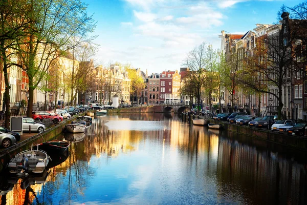 네덜란드, 암 스타 담의 가옥들 — 스톡 사진