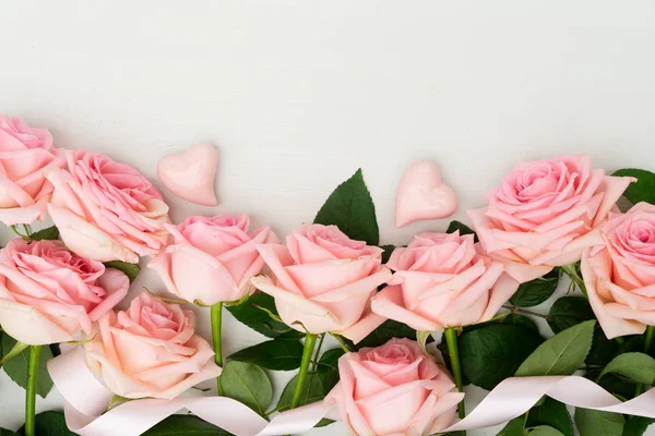 Fresh rose flowers — Stock Photo, Image