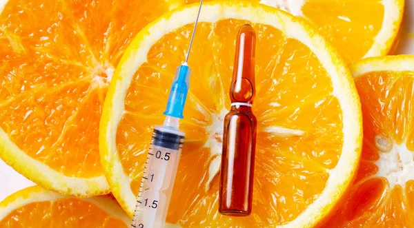 Concetto di vitamina C — Foto Stock