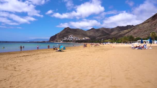 Playa de Las Teresitas, Tenerife — Vídeos de Stock