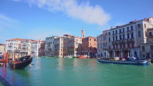 Traditionelles venezianisches haus, italien — Stockvideo