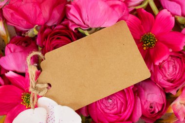 Çiçeklerin düz konumu