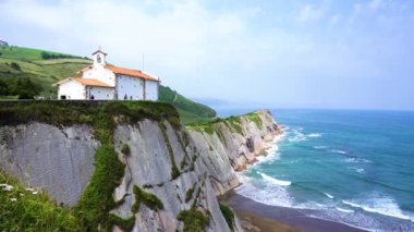 Zumaia kıyıları, Pais Vasco İspanya