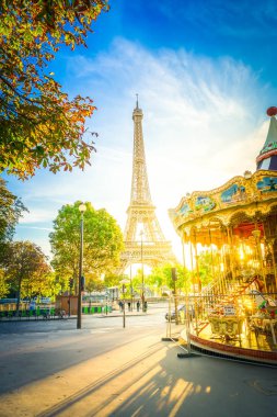 Eiffel turu ve Trocadero, Paris 'ten