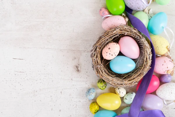 Easter colored eggs — Stock Photo, Image