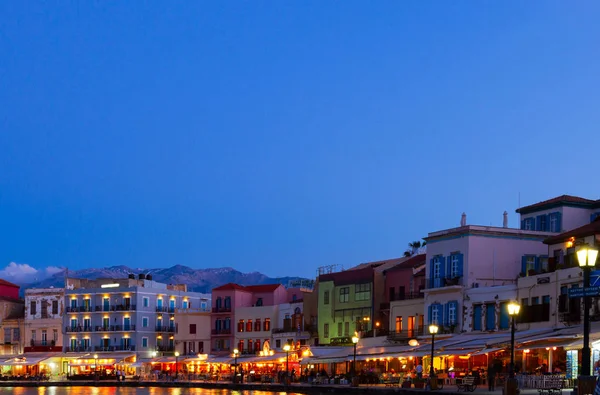 Venezianischer Hafen von Chania, Beton, Griechenland — Stockfoto