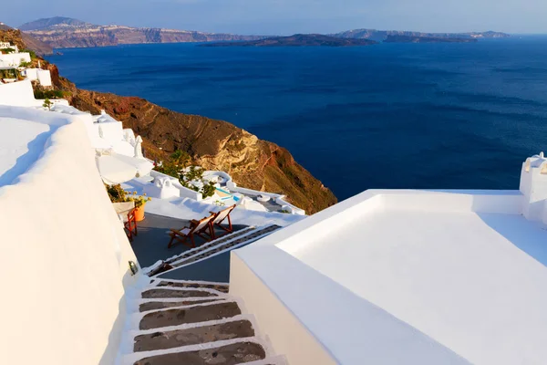 Schöne Details der Insel Santorin, Griechenland — Stockfoto