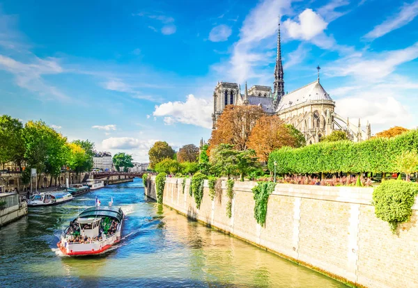 Notre Dame Katedrali, Paris Fransa — Stok fotoğraf