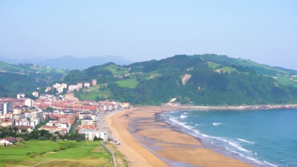 Zarauz, Pais Vasco, Espanha — Vídeo de Stock