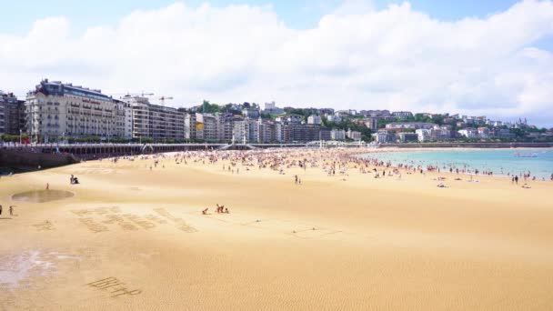 San Sebastián, Pais Vasco, España — Vídeos de Stock