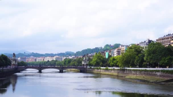 San Sebastian, Pais Vasco, Spanje — Stockvideo