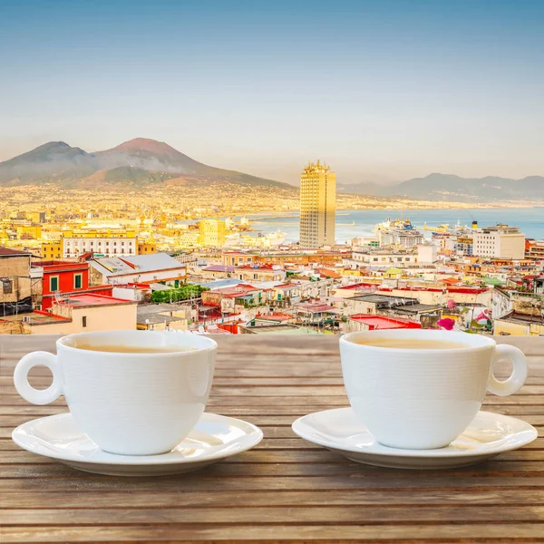 Café para dos en Nápoles —  Fotos de Stock