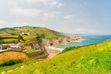 Zumaia kıyıları, Pais Vasco İspanya