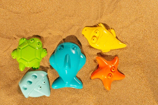 海滩上的玩具 — 图库照片