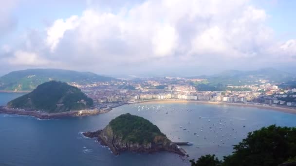 San Sebastian, Pais Vasco, Spagna — Video Stock