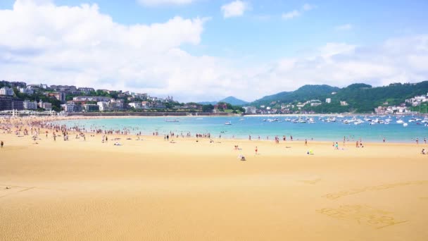 San Sebastian, Pais Vasco, Spain — Stock Video