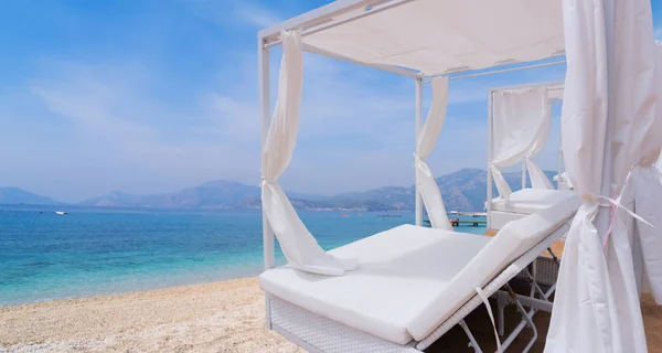 Zona de relajación. Spa en la playa — Foto de Stock