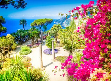 Ravello Köyü, İtalya 'nın Amalfi Sahili