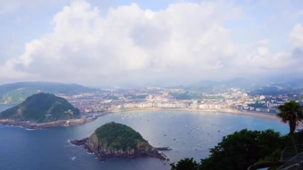 San Sebastian, Pais Vasco, Spagna — Video Stock