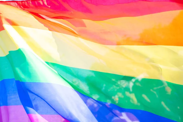 Sfondo bandiera arcobaleno — Foto Stock