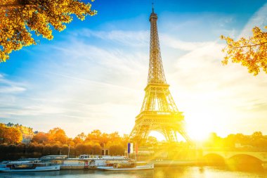 Eiffel turu ve Trocadero, Paris 'ten