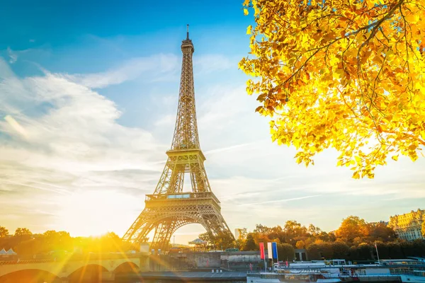 Wycieczka eiffel i z Trocadero, Paryż — Zdjęcie stockowe