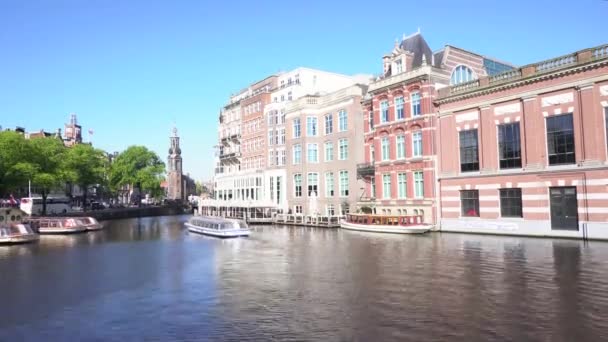 Munt Kulesi, Amsterdam, Hollanda — Stok video