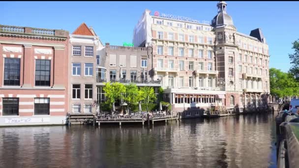 Munt Tower, Amsterdam, Niederlande — Stockvideo