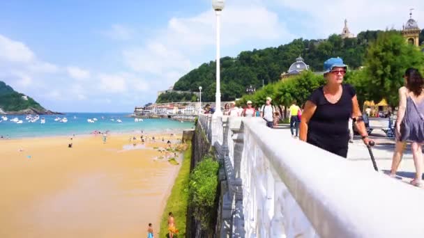 San Sebastian, Pais Vasco, Espagne — Video