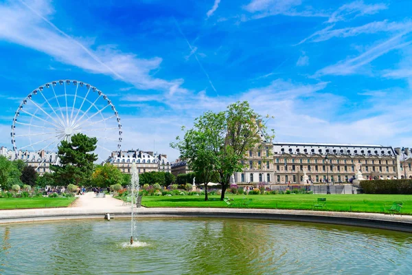 巴黎Tuileries花园 — 图库照片
