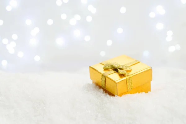 Natal branco com neve — Fotografia de Stock