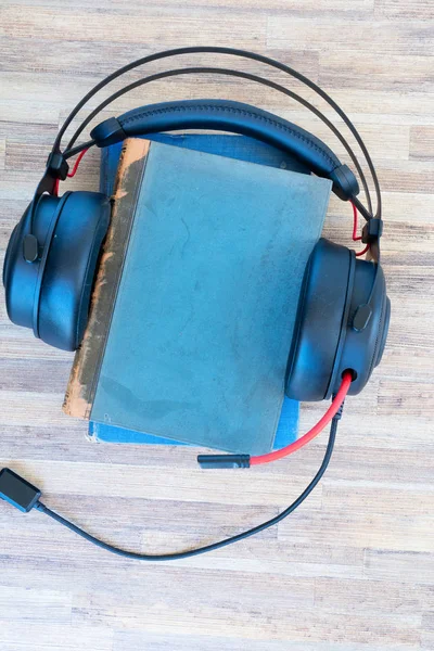 Audio book concept — Stock Photo, Image
