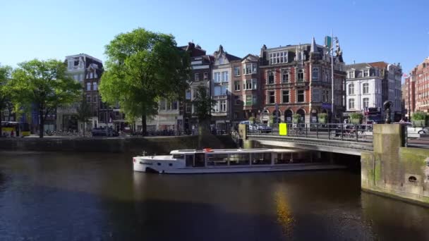 Munt tower, Amsterdam, Países Bajos — Vídeos de Stock