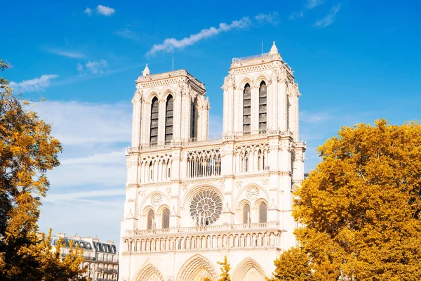 Katedrála Notre Dame, Paříž Francie — Stock fotografie