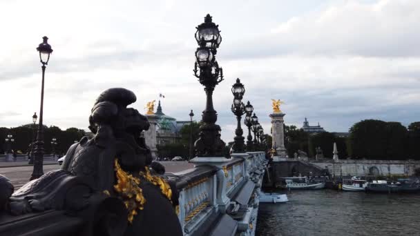 Pont d'Alexandre III, Paris, France — Video