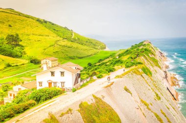 Zumaia kıyıları, Pais Vasco İspanya