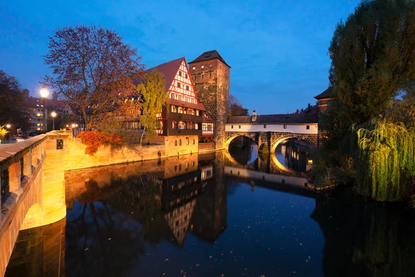 Casco antiguo de Nuremberg, Alemania — Foto de Stock