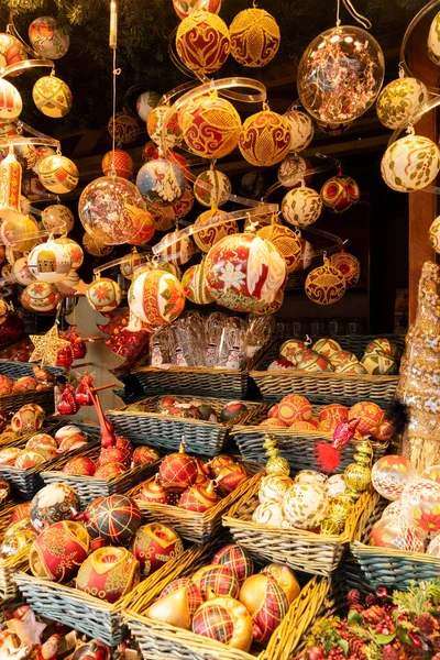 Weihnachtsmarktkiosk Details — Stockfoto