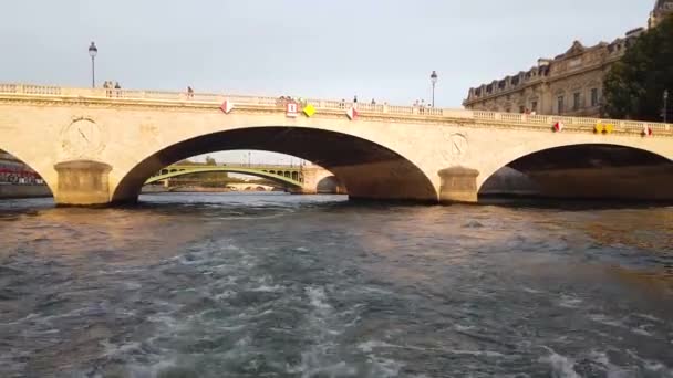 La Conciergerie, Paris, Fransa — Stok video