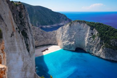 Zakinthos adasının güzel manzarası