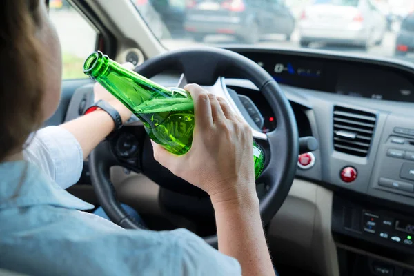 Έννοια της μεθυσμένης οδήγησης — Φωτογραφία Αρχείου