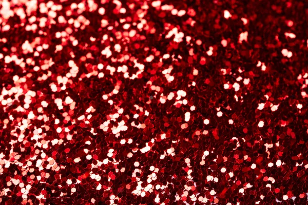 Roter glitzer bokeh hintergrund — Stockfoto