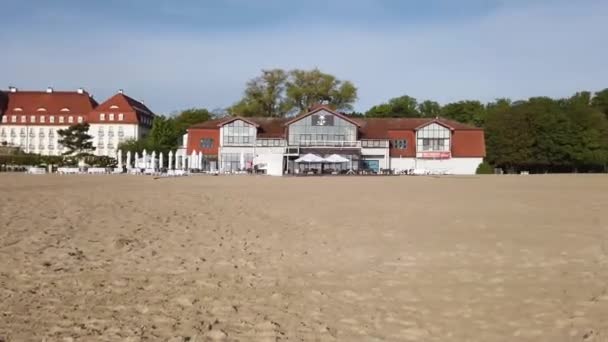 Baltské moře v Gdaňsku — Stock video