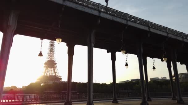 프랑스 파리의 알렉산드리아 3 세 다리 — 비디오