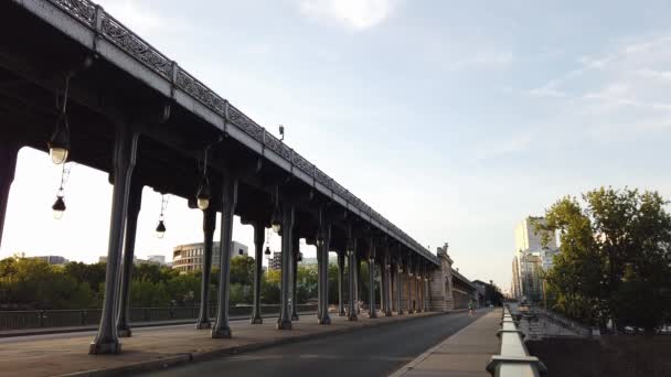 Puente de Alexandre III, París, Francia — Vídeo de stock