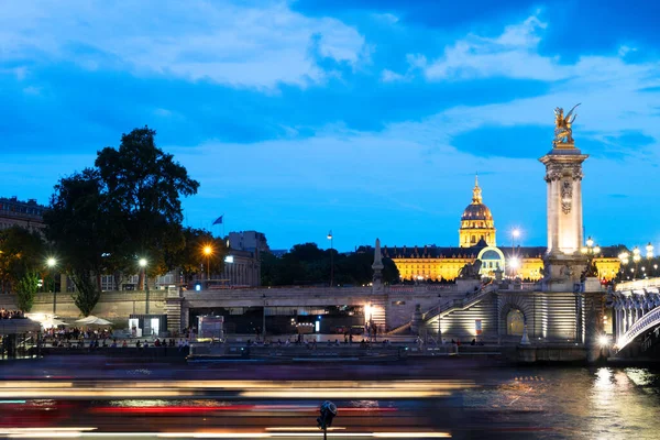 Puente de Alexandre III, París, Francia — Foto de Stock