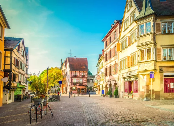 Colmar, bela cidade da Alsácia, França — Fotografia de Stock