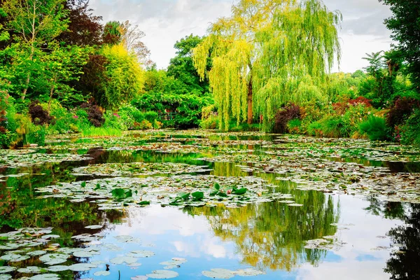 Pond with lilies in Giverny — Stock Photo, Image