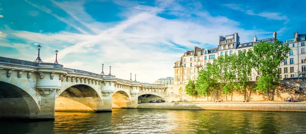 Pont des Arts, Paris, Fransa — Stok fotoğraf